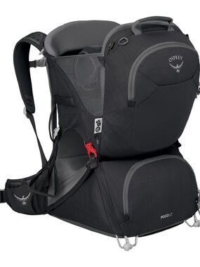 NWT Osprey Poco LT Child Carrier Backpack - Black